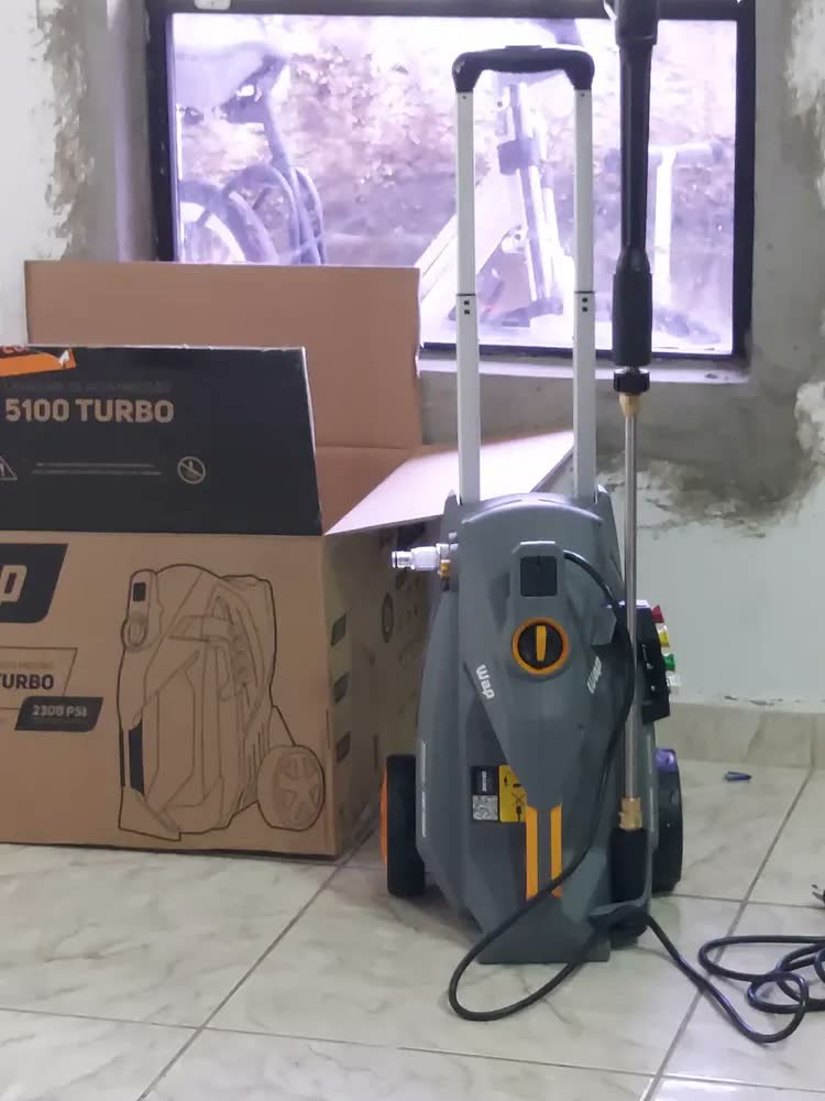 foto de Lavadora de Alta Pressão WAP 5100 Turbo para Limpeza Pesada 2500W 2300PSI