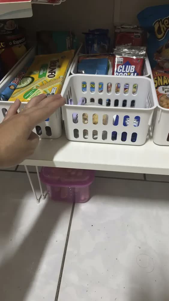 foto de Cesto Decorativo Caixa Organizadora Cozinha Casa - Kit Com 4