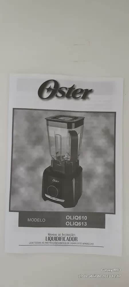 foto de Liquidificador Oster OLIQ610 1400w Full 3,2L Cor Preto