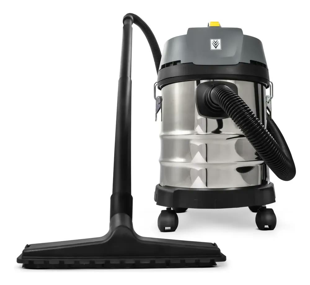 Aspirador de Pó e Líquidos Profissional Kärcher NT 2000 1400W 170 mbar Tanque Inox de 20 Litros 220v