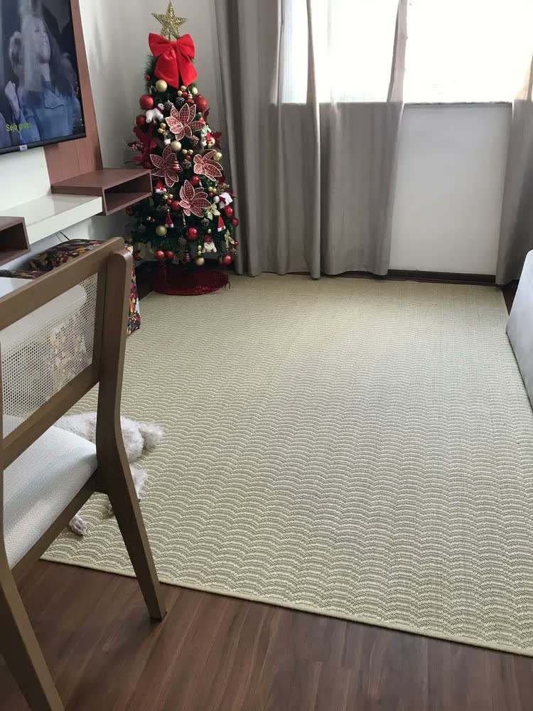 foto de Tapete Sala Sisal 2,50x2,00 Quarto Sala Loja Decoração