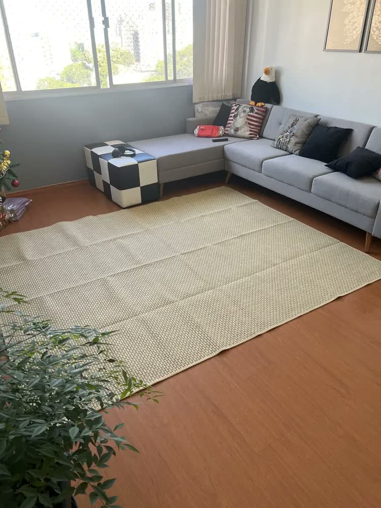 foto de Tapete Sala Sisal 2,50x2,00 Quarto Sala Loja Decoração