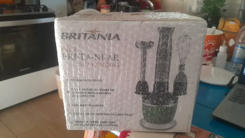 foto de Mixer Bmx400p 3 Em 1 500w Cor Preto Britânia 110v Preto