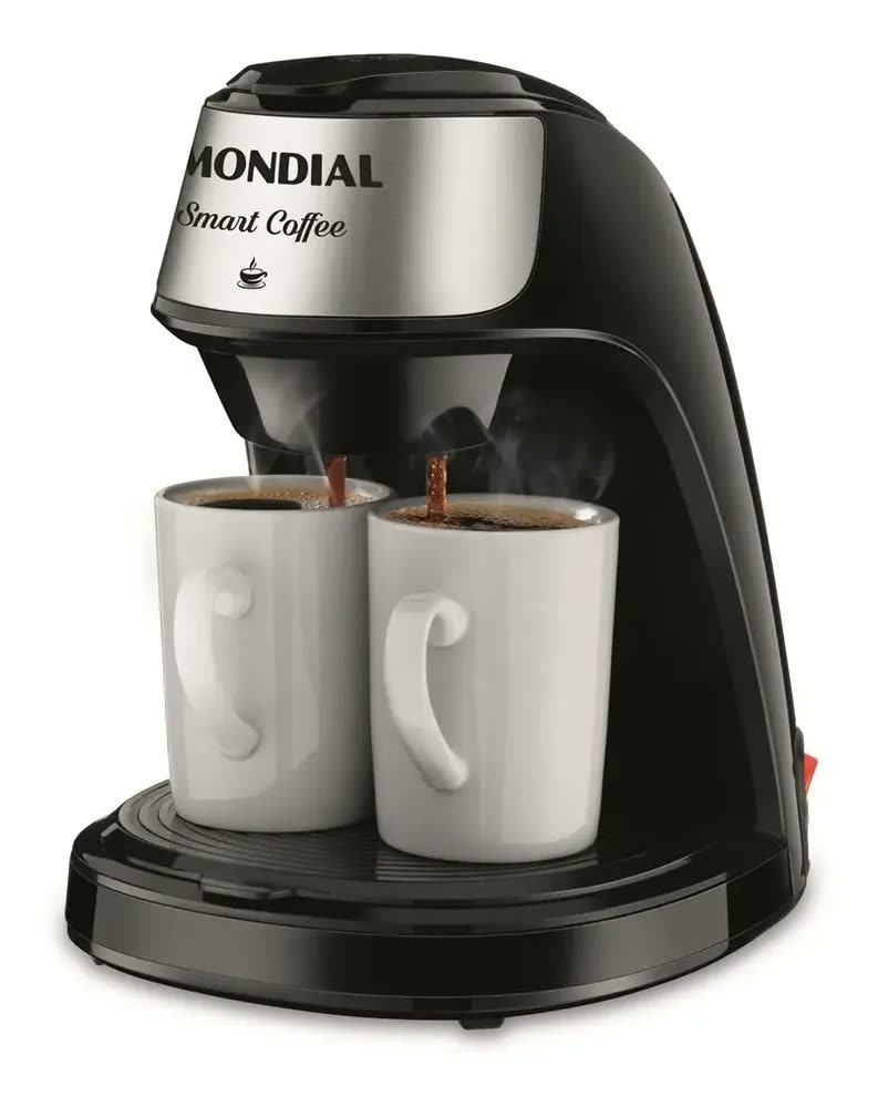 foto de Cafeteira Elétrica Smart Coffe Mondial 500W - C-42-2X-BI