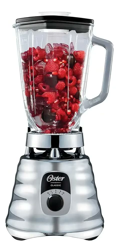 foto de Liquidificador New Osterizer Clássico Chrome Oster 1,25l Ost