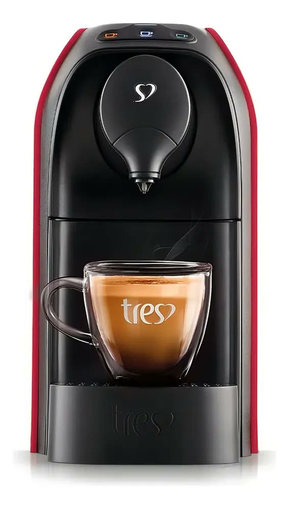 Cafeteira Tres Corações Automática Multipressão Passione Vermelho