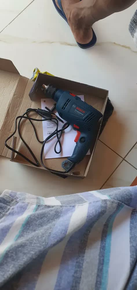 foto de Furadeira De Impacto Bosch Gsb 550 Re 1/2