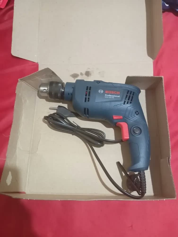 foto de Furadeira De Impacto Bosch Gsb 550 Re 1/2