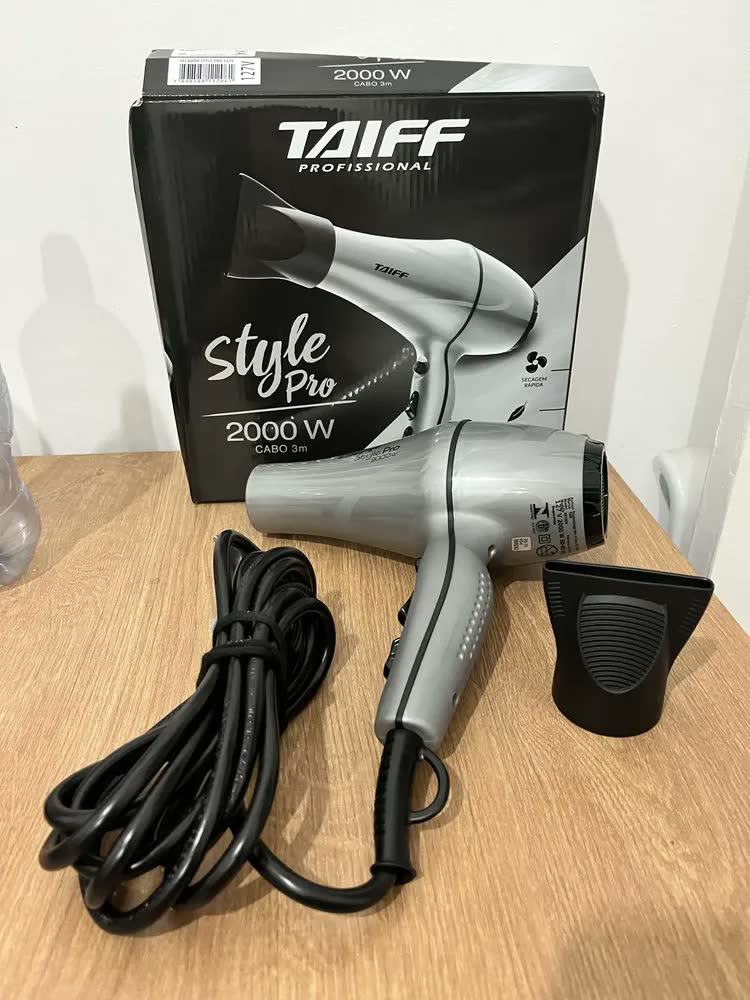 foto de Secador De Cabelos Taiff Style Pro 2000w Prata