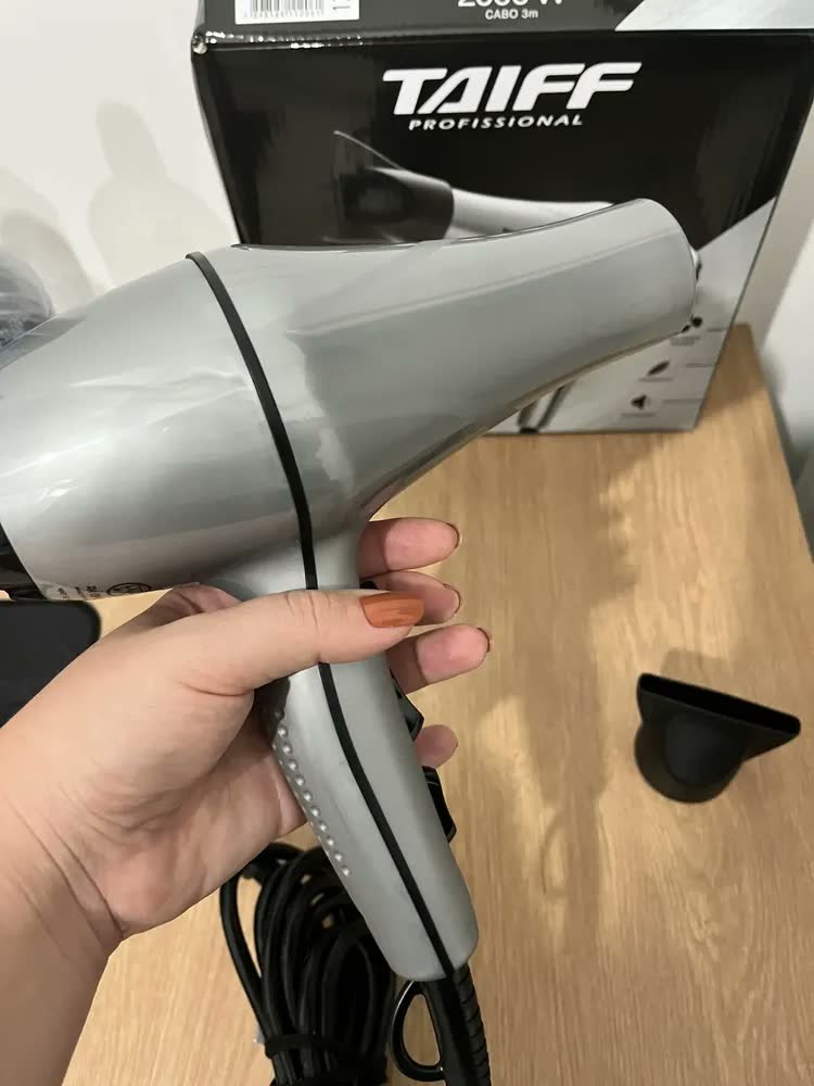 foto de Secador De Cabelos Taiff Style Pro 2000w Prata