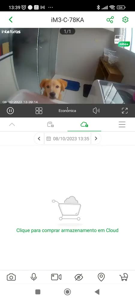 foto de Câmera de Segurança Inteligente Intelbras iM3 C Branca