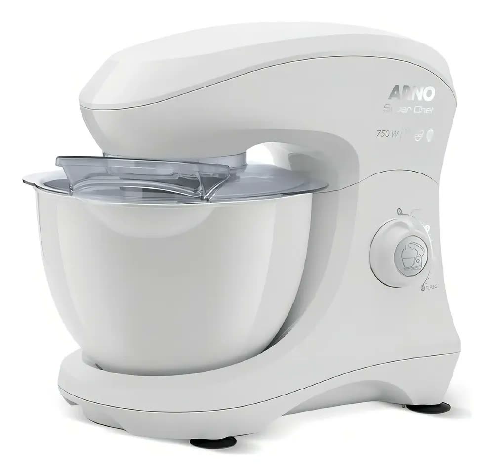 foto de Batedeira Planetária Arno Super Chef 750w 5l Branca Km00