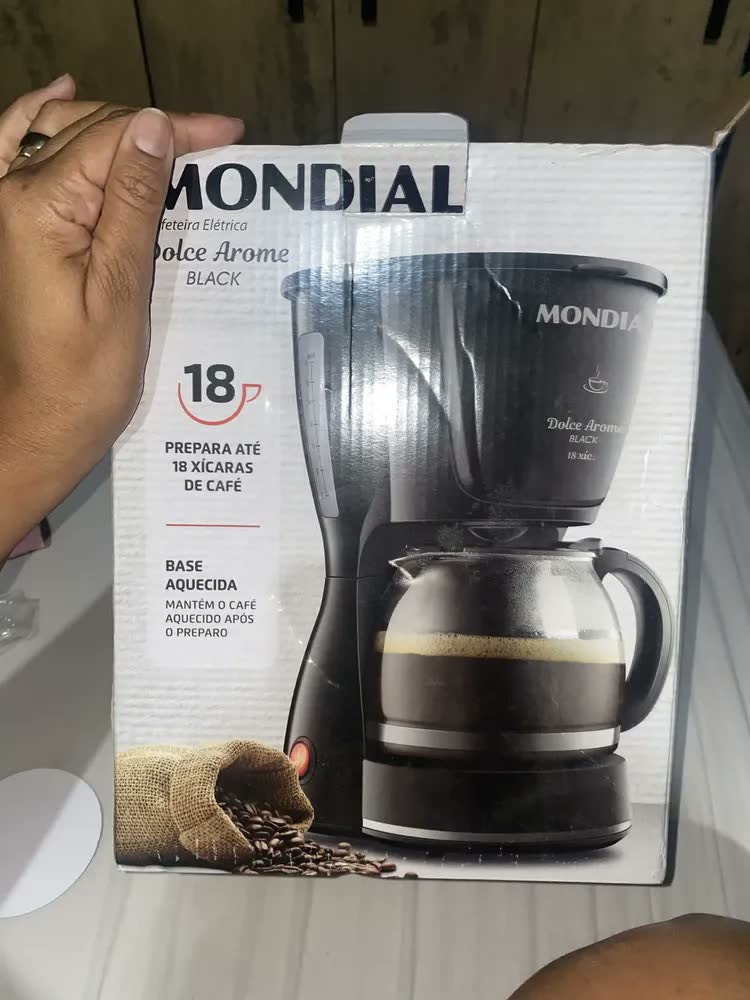 foto de Cafeteira Elétrica Dolce Arome Mondial 550W - C-30-18X-FB