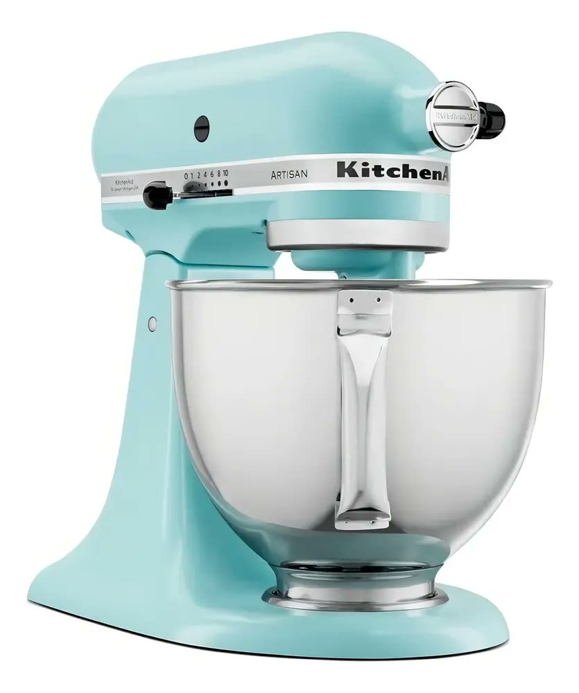 foto de Batedeira com pedestal KitchenAid Artisan KEA33 mineral water 60 Hz 127 V
