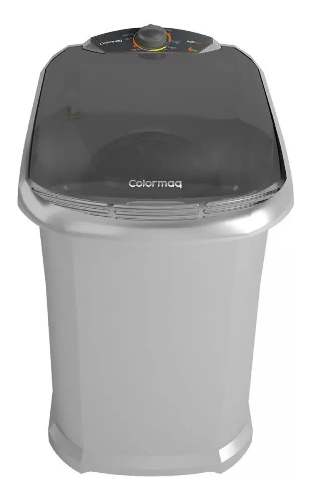 Tanquinho Colormaq Lavadora Roupas Semi-automática Lcs 6kg Cor Prata
