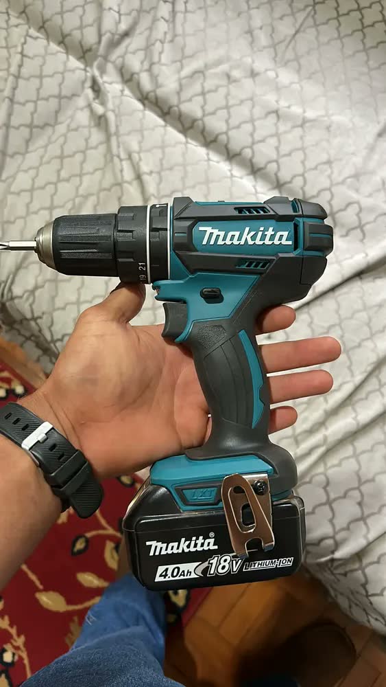 foto de Furadeira Parafusadeira De Impacto DHP482Z Makita Sem bateria