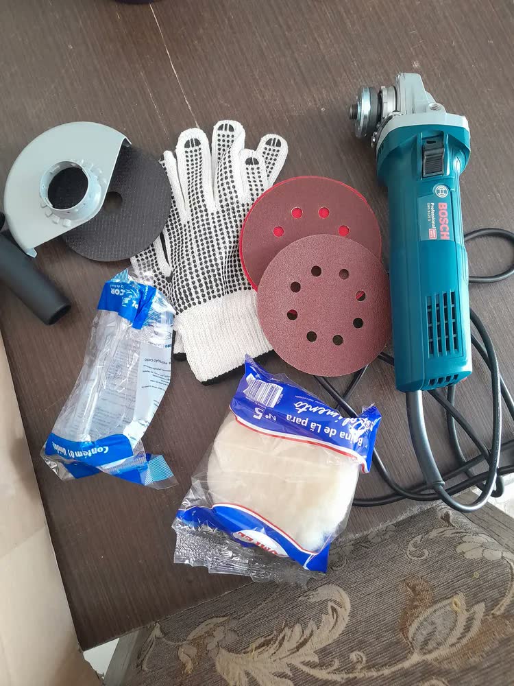 foto de Esmerilhadeira angular Bosch GWS 9-125 S, 1,7kg, 900 W + acessório
