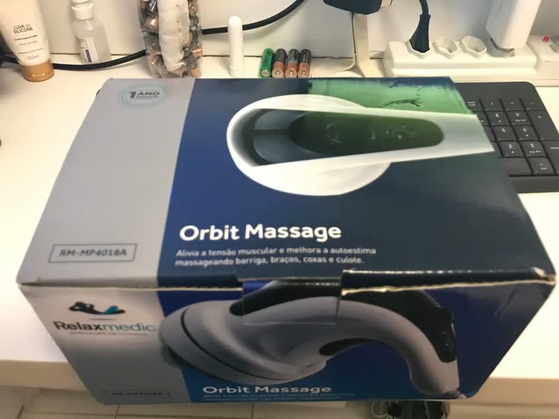 foto de Relaxmedic Massageador Elétrico Orbital 2600 Rotações Cor Branco
