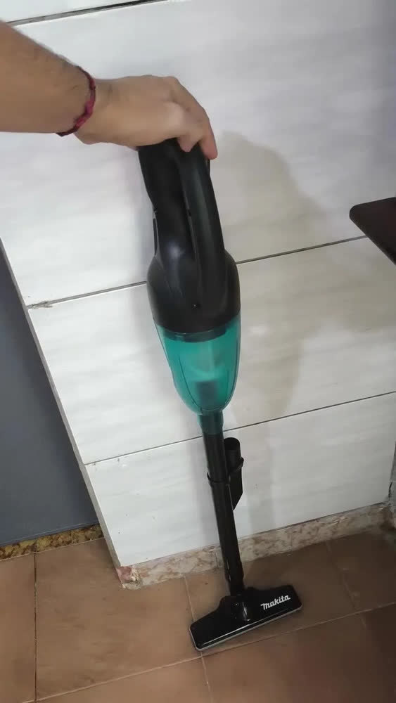foto de Aspirador de Pó Portátil Makita DCL180ZB 18V, sem Bateria e Carregador