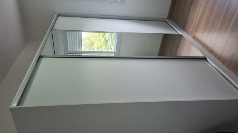 foto de Guarda Roupa Casal 100% Mdf Madesa Royale 3 Portas Espelho Cor Preto 106209