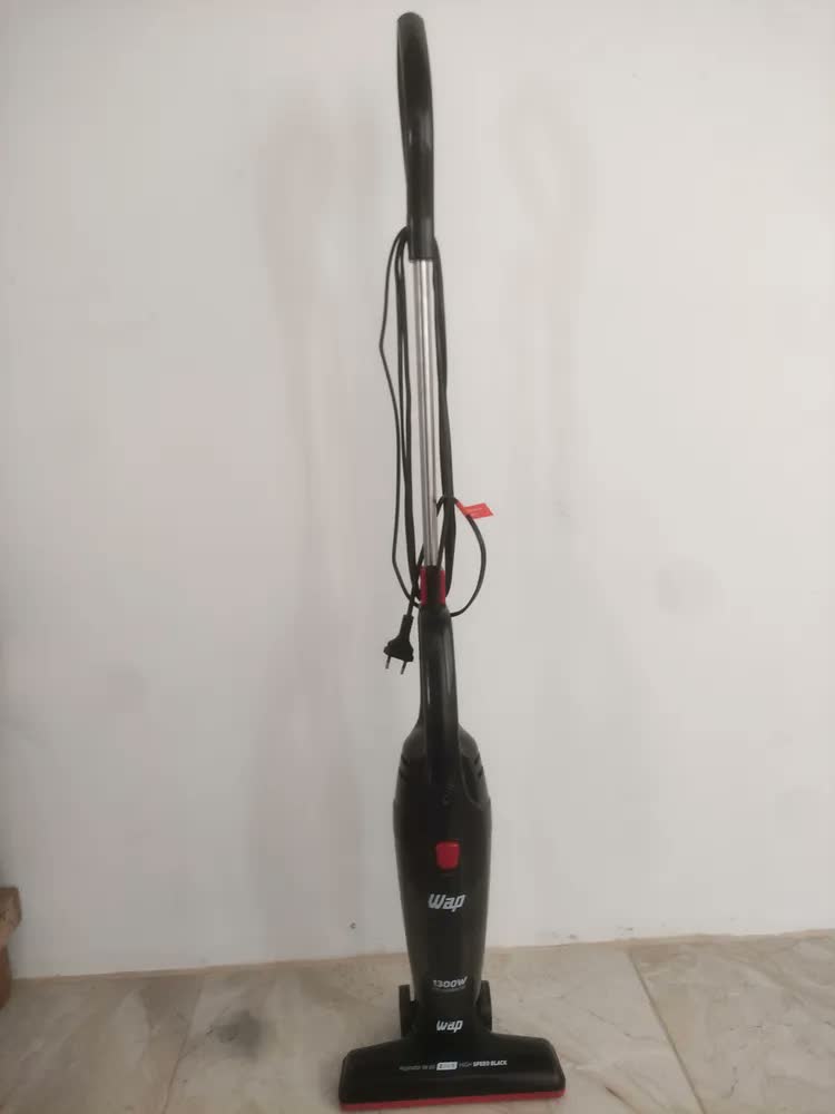 foto de Aspirador de pó vertical 2 em 1 Wap High Speed Black cor vermelho e preto