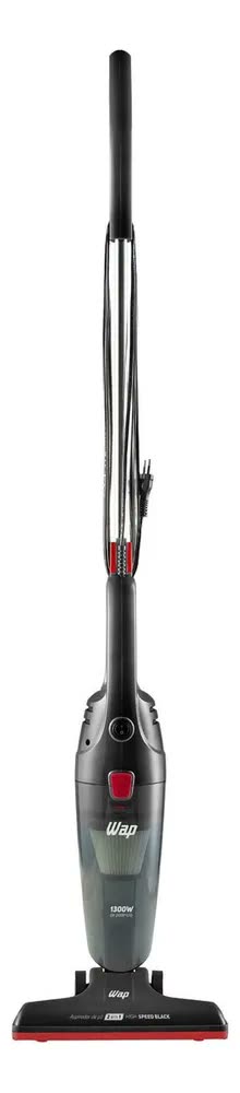 Aspirador de pó vertical 2 em 1 Wap High Speed Black cor vermelho e preto