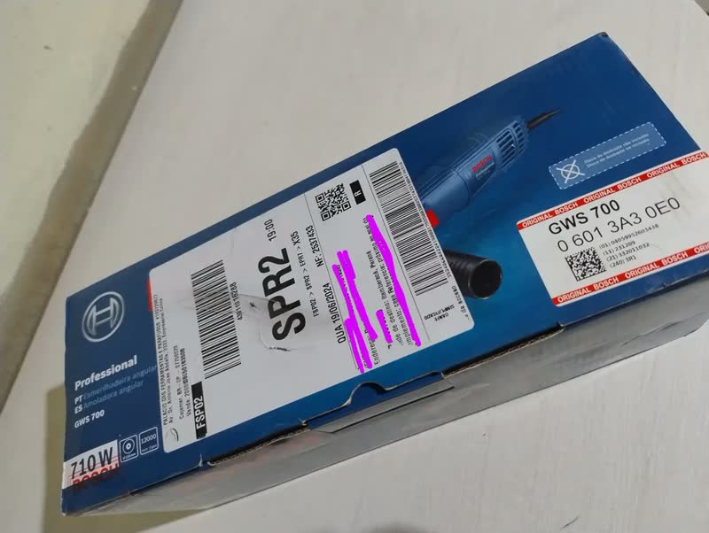 foto de Esmerilhadeira angular Bosch Professional GWS 700 azul 710 W