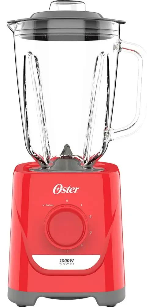 Liquidificador Oster Power 1,7L 1.000W Vermelho OLIQ501
