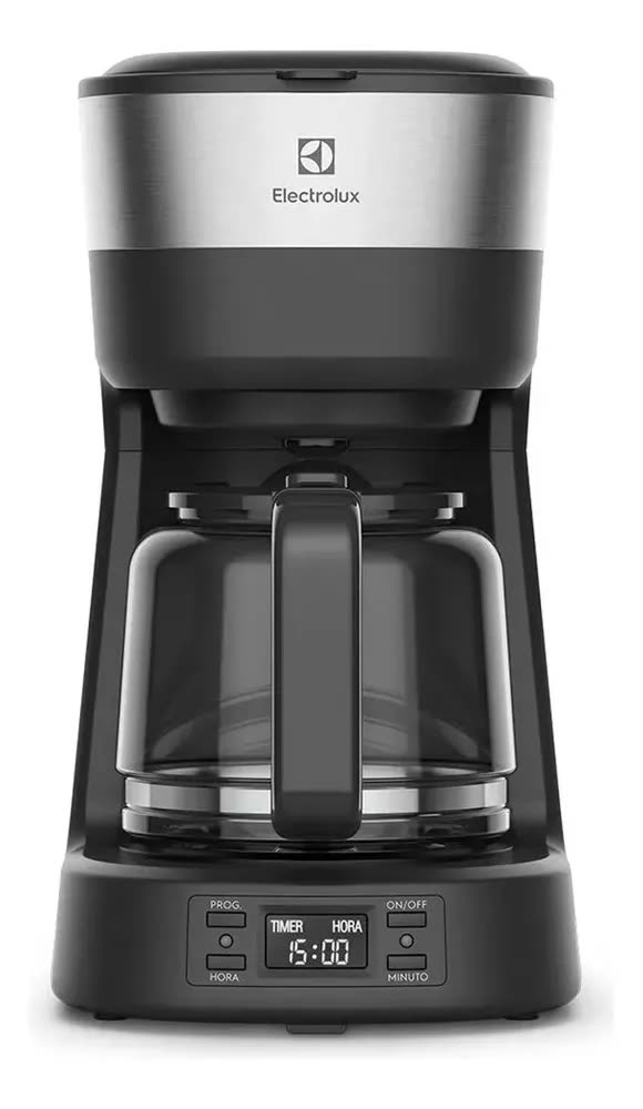 Cafeteira Elétrica Electrolux 30 Xícaras Com Timer Ecm25 Cor Granite grey