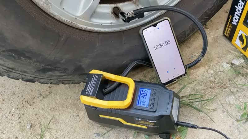 foto de Compressor de Ar Elétrico Portátil Vonder CAV 150 120W