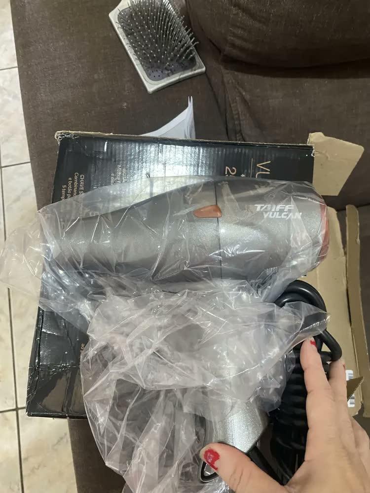foto de Secador Vulcan 2500w Cinza Taiff Cinza