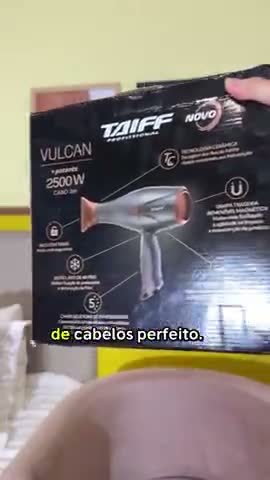 vídeo do produto