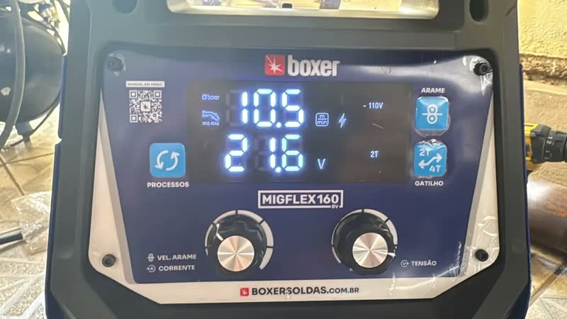 foto de Máquina de Solda MIG/MAG/TIG/MMA Inversora Boxer Migflex 160 BV Bivolt
