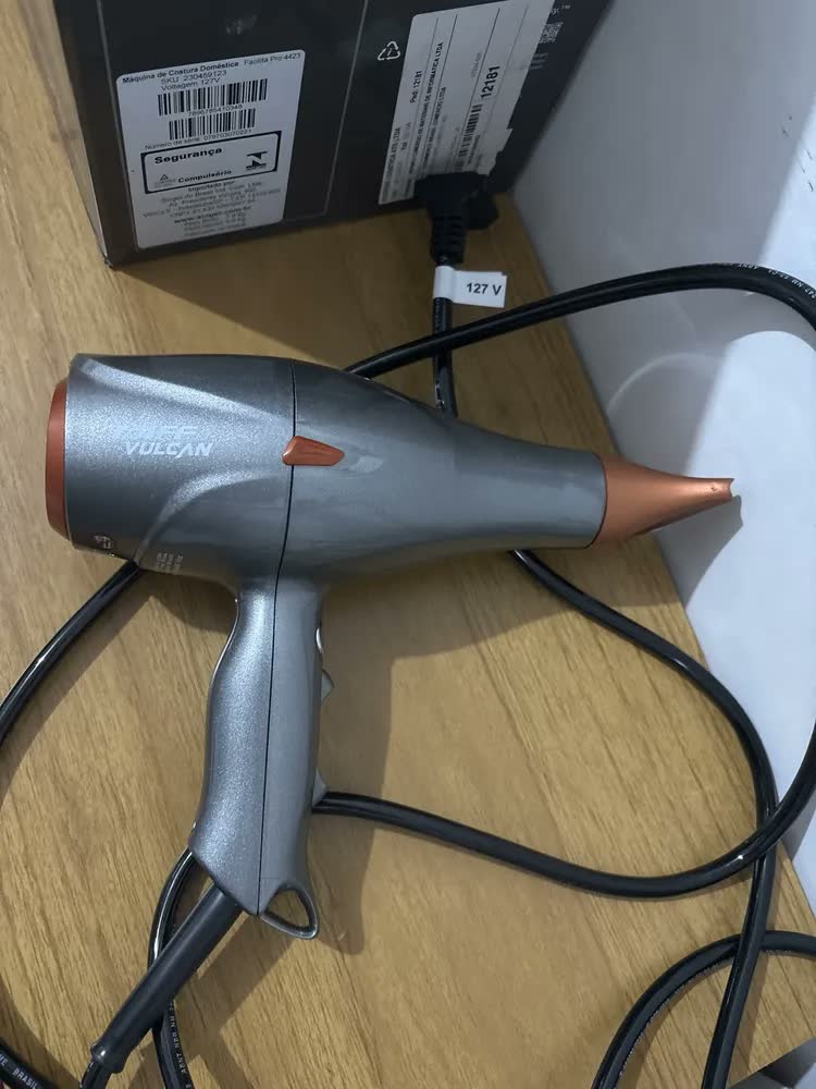 foto de Secador de cabelo TaiffDiamante Vulcan 2400W grafite