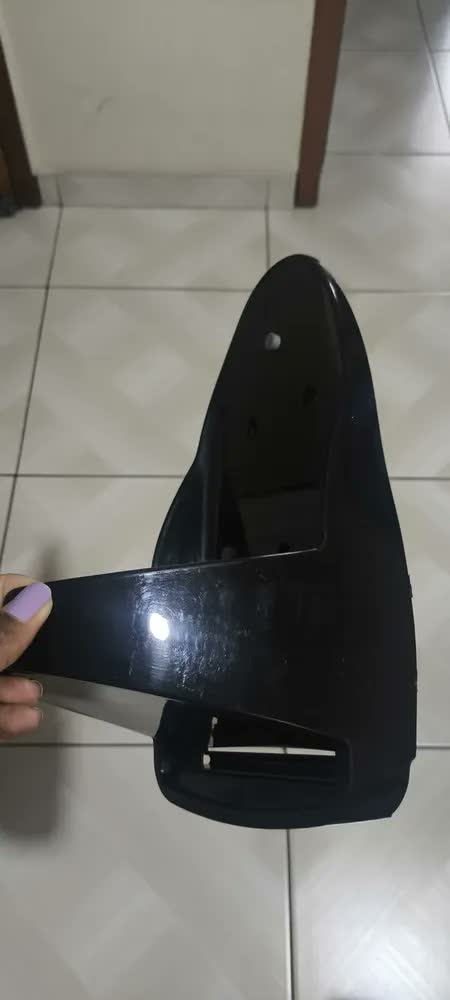 foto de Suporte Para Ferro E Tábua De Passar Roupas Organiza Espaço Cor Preto