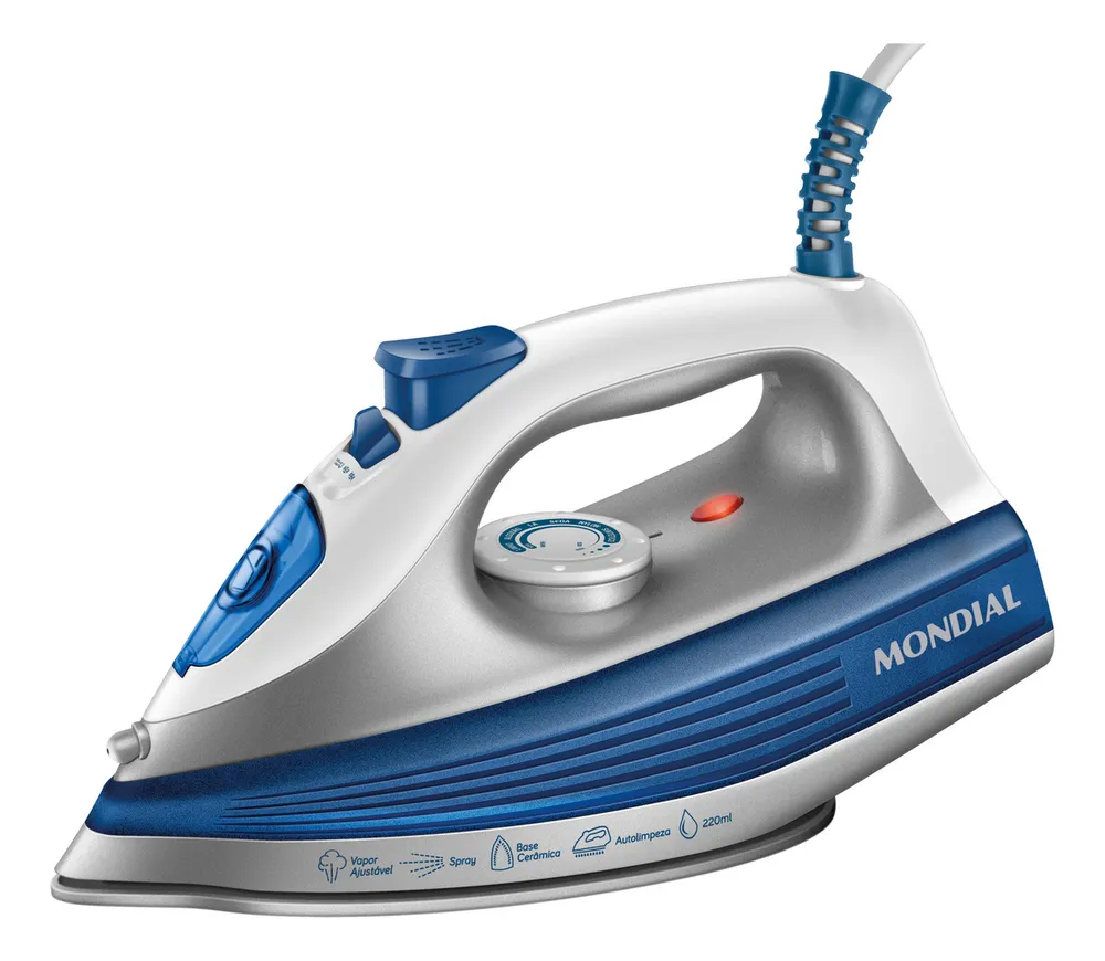 foto de Ferro a Vapor, Mondial, 1200W - FVN-01-BL