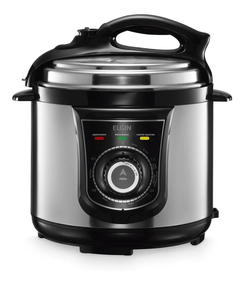 foto de Panela De Pressão Elétrica Elgin 4 Litros Segura 840w Preto