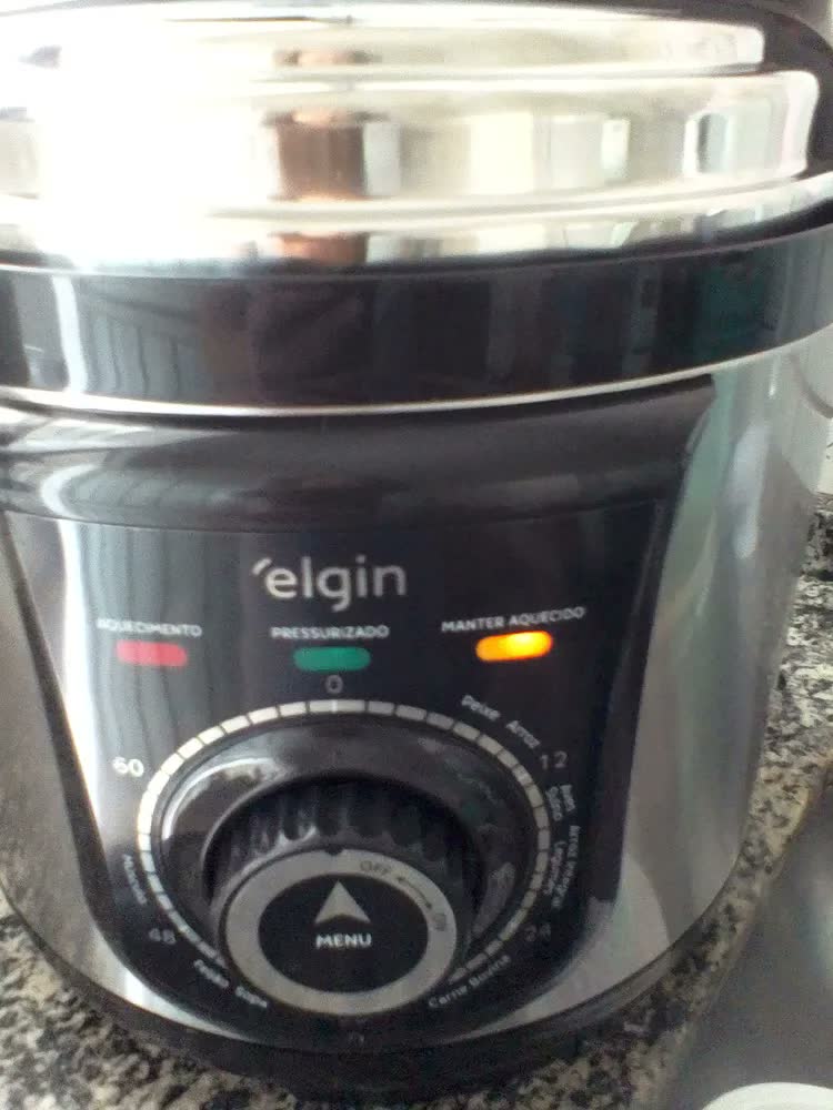 foto de Panela Pressão Elétrica Elgin 42ppr 4 Litros 840w Aço Inox