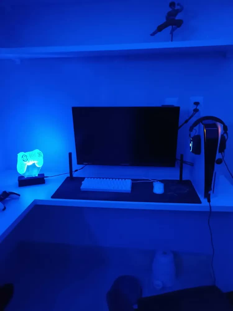 foto de Suporte Articulado Parede Monitor TV 17 a 35 9kg ELG Giro 360° Inclinável Altura até 25cm VESA 75x75 e 100x100 Polegadas Preto F410