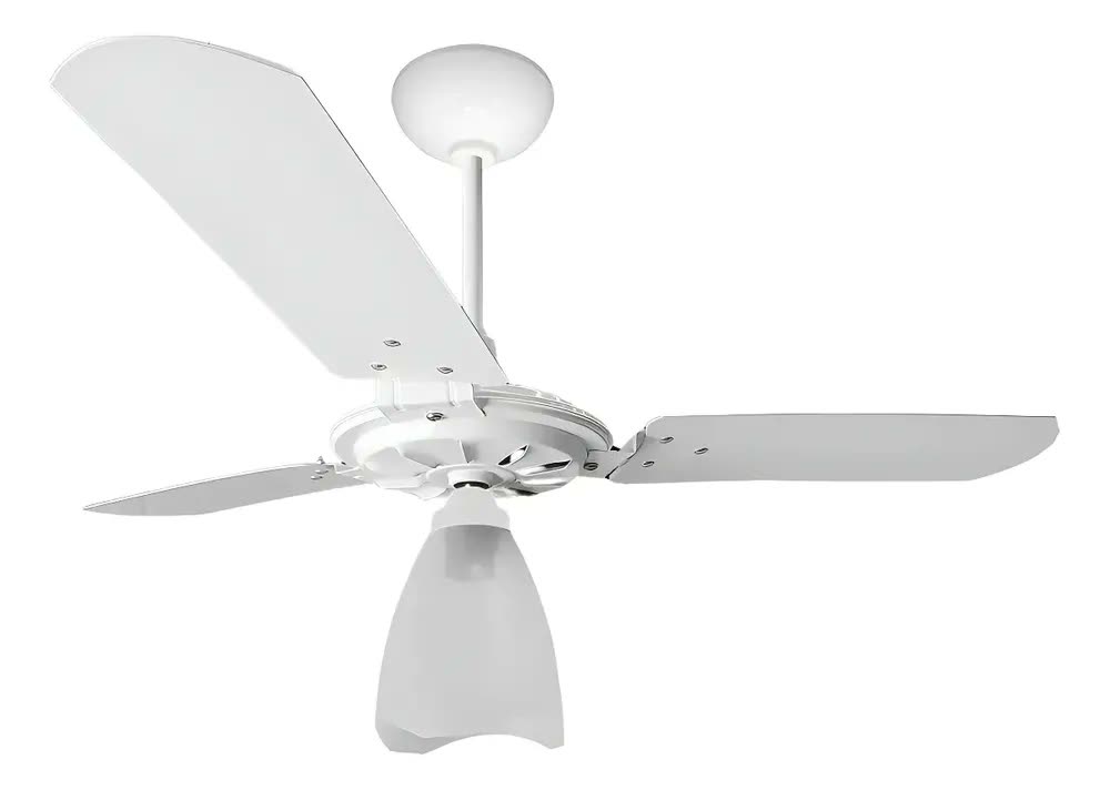 Ventilador de Teto Ventex Yris Silencioso 3 Pás MDF Branco