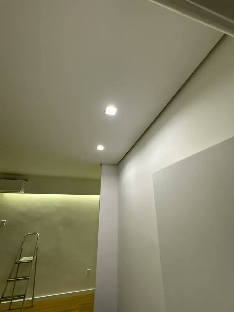 foto de Spot Embutir Quadrado Recuado GU10 para Lâmpada MR16 LED Branco Save Energy