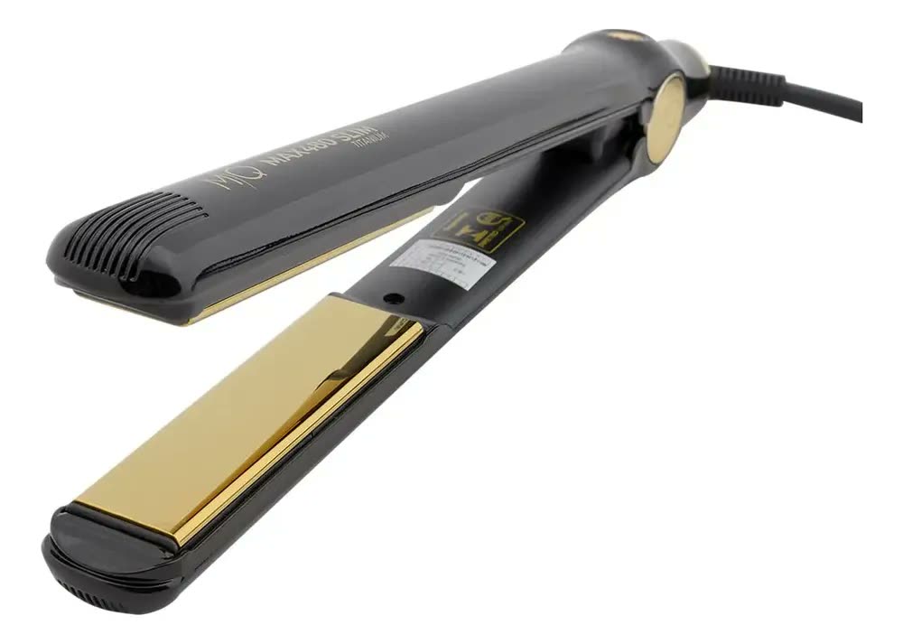 foto de Chapinha de cabelo MQ Professional Hair Styling Max480 Slim Titanium preta