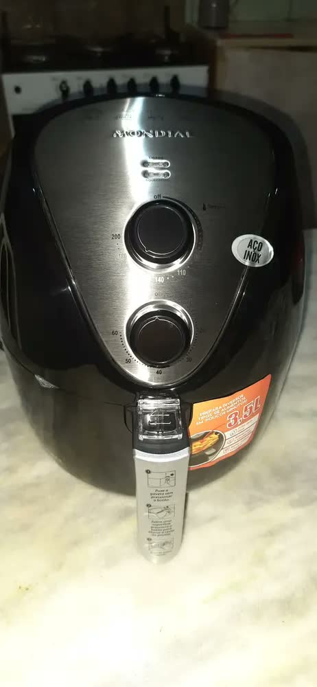 foto de Fritadeira Sem Óleo Air Fryer 3,5L Mondial 1500W - AF-30 I