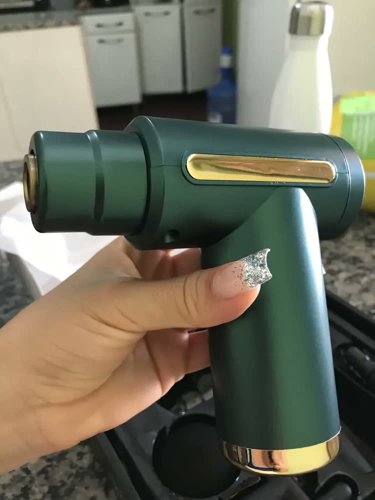 foto de Fascial Gun Massageadora Elétrico Portátil Profissional Liberação Fisioterapia Corporal Premiere - D2G
