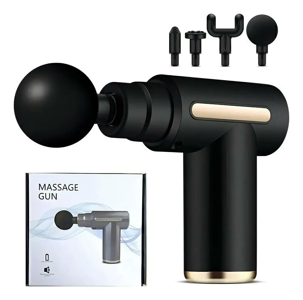 foto de Fascial Gun Massageadora Elétrico Portátil Profissional Liberação Fisioterapia Corporal Premiere - D2G