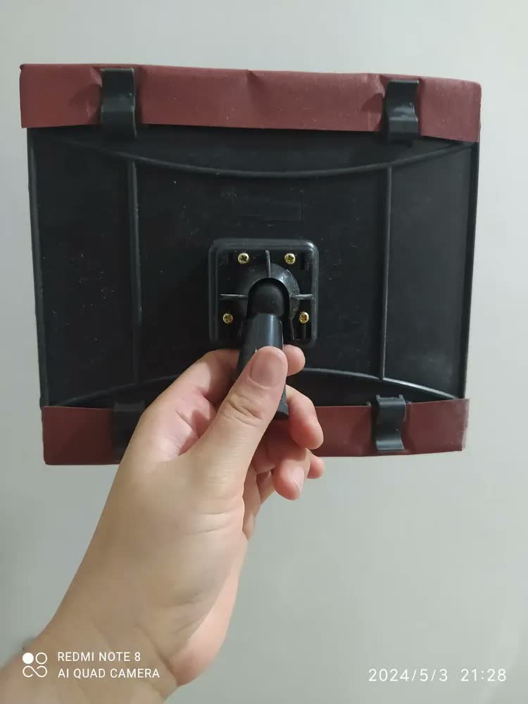 foto de Lixadeira Manual Lixaflex Preto para Paredes e Tetos com Suporte Articulado