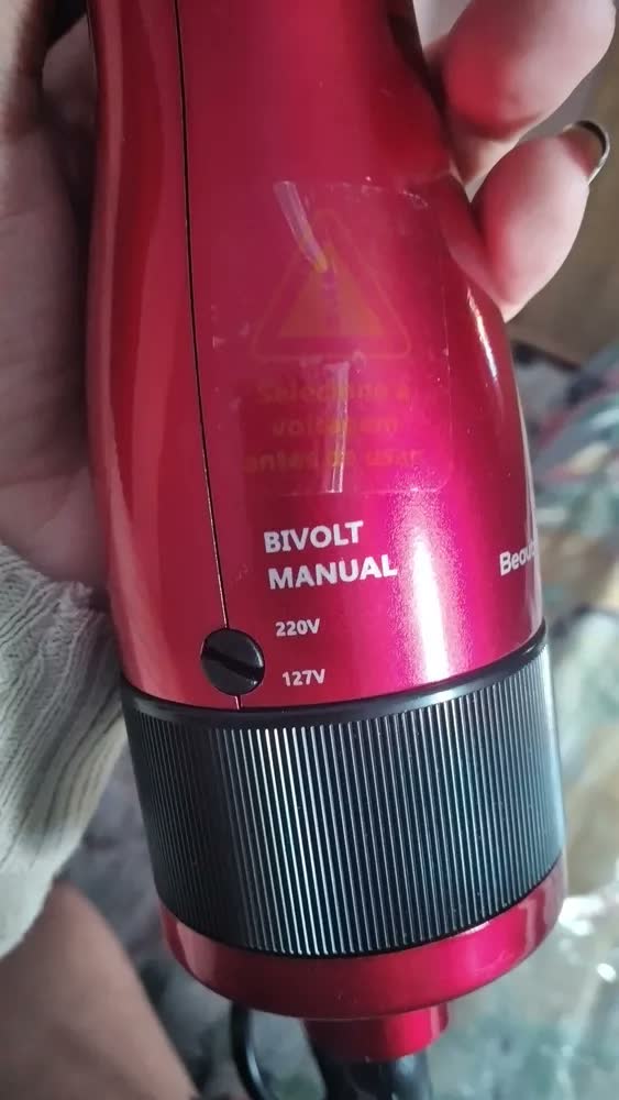 foto de Escova Secadora de Cabelos Soft Beauty Cherry Philco Pec13 1300w 4 em 1 seca, alisa, modela e dá volume