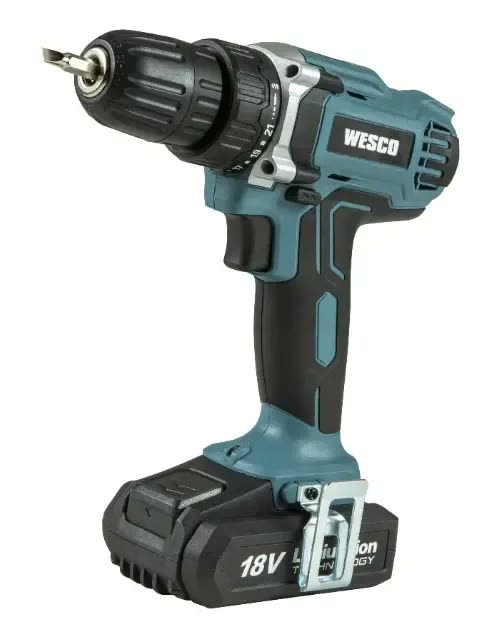foto de Parafusadeira Furadeira Wesco WS2972 18V Bateria Li-ion 750rpm