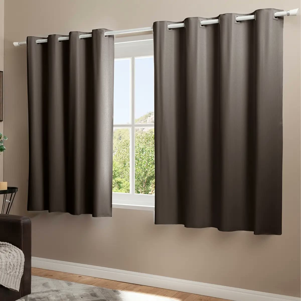 Cortina Blackout Para Janela 2,20 X 1,40 Corta 100% Luz