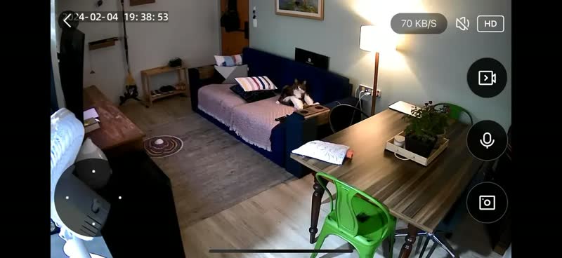 foto de Câmera Segurança Wifi Interna Inteligente Novadigital Full Hd Cs355-a Ptz 355° 1080p Onvif App Tuya Smart Life Alexa Google Visão Noturna Áudio Detecção Movimento Bivolt Branca
